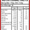 HABIT SESAME OIL TOASTED EV 500ML NUTRITIONAL FACTS