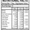HABIT STARCH POTATO 500g NUTRITIONAL FACTS